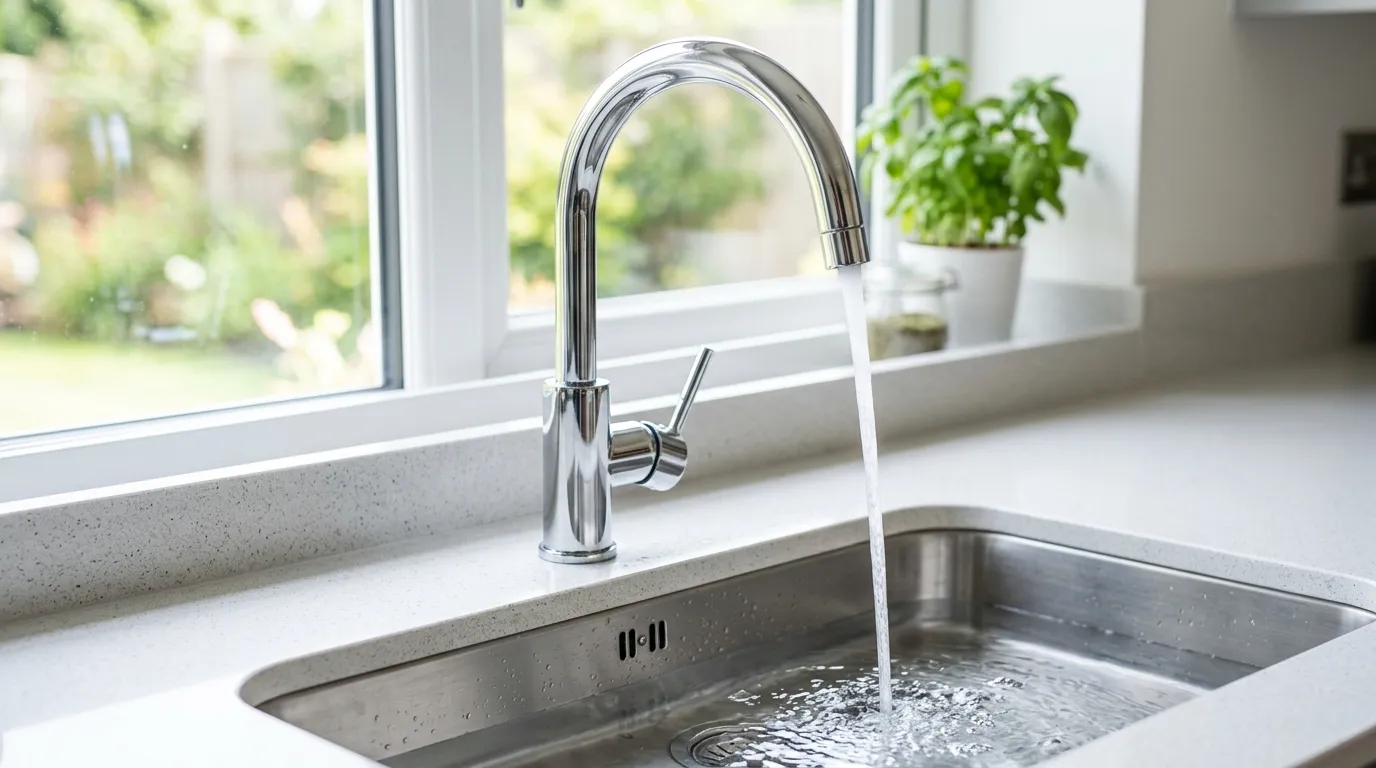 Local Plumbing Master Pros same day plumber fixing a faucet in Brookfield Center, OH